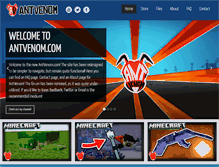 Tablet Screenshot of antvenom.com